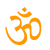 Grafik: Symbol für Hinduismus: Om-Laut